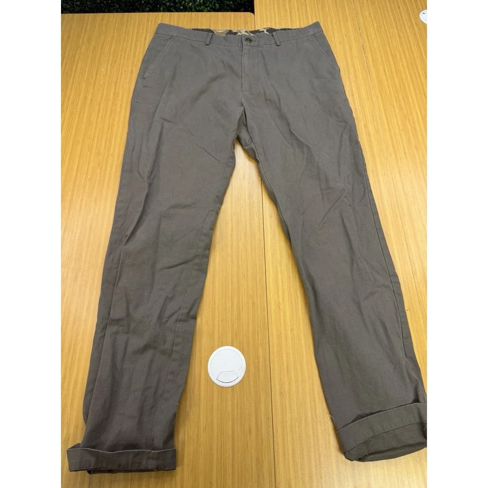 Ball and Buck Chinos Mens 36 Brown Hunter's Pants Camo Trim Made in USA